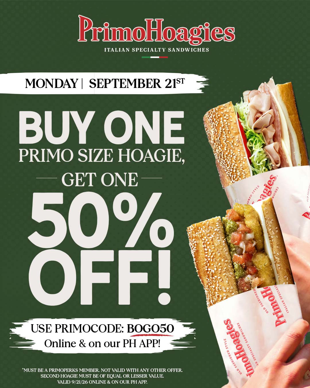 BOGO 50% Off